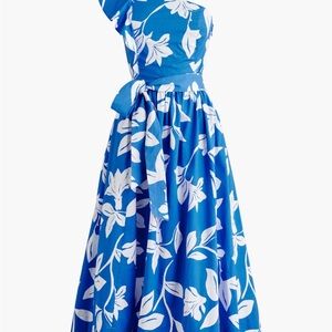 J. Crew one shoulder Midi Dress